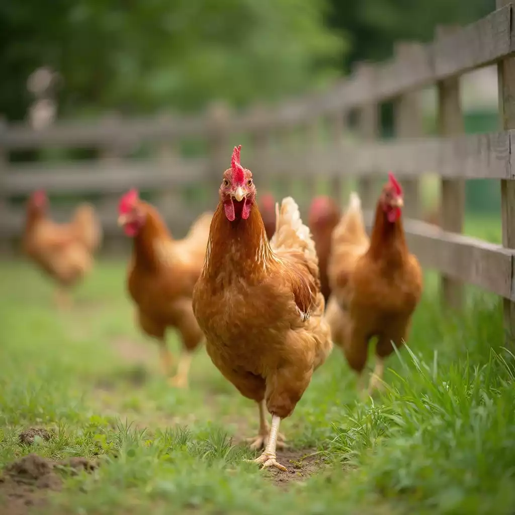 Chickens and eggs at GoldenChickenFarm