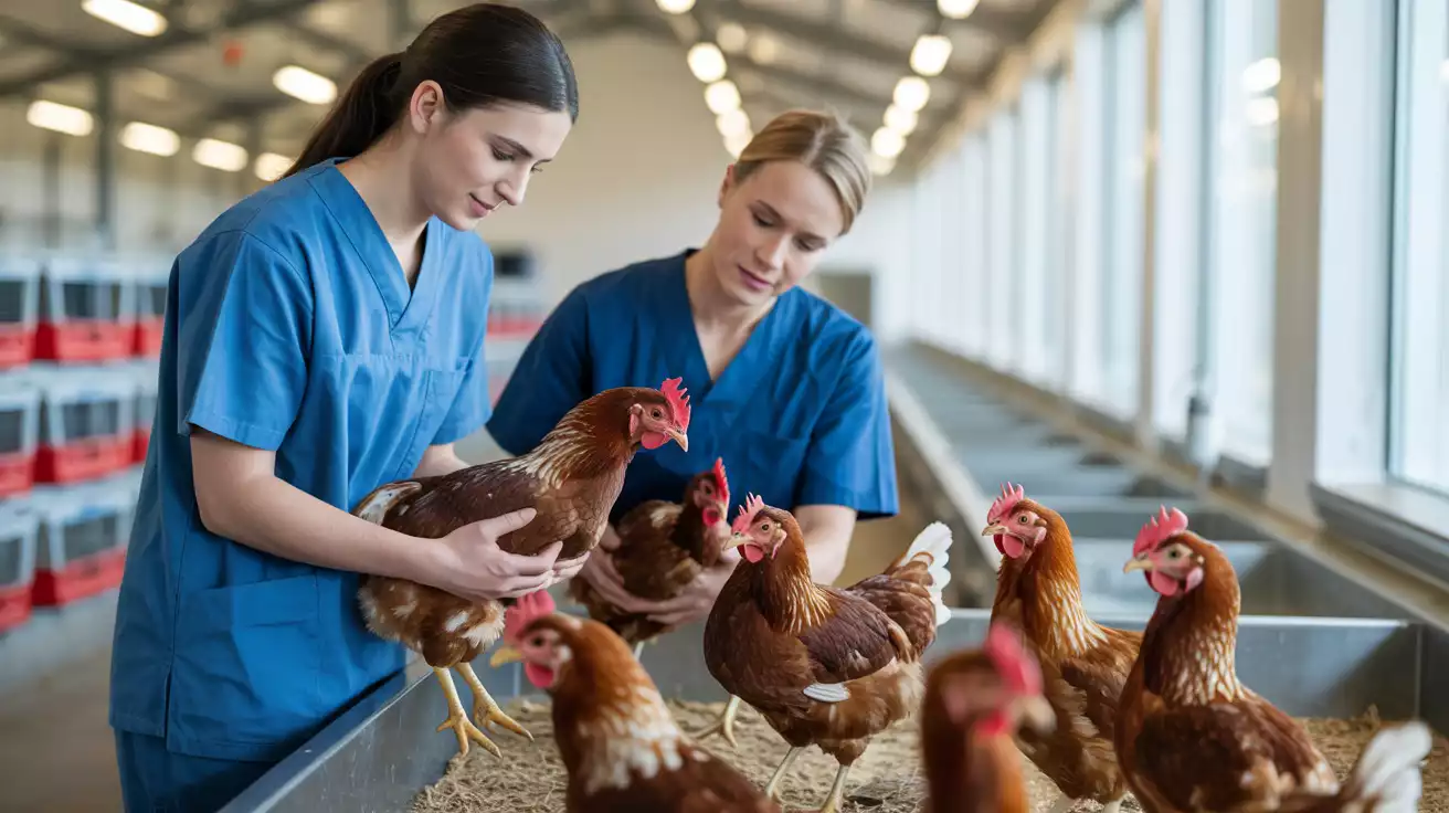 GoldenChickenFarm ensures flock protection through vaccinations and preventive care
