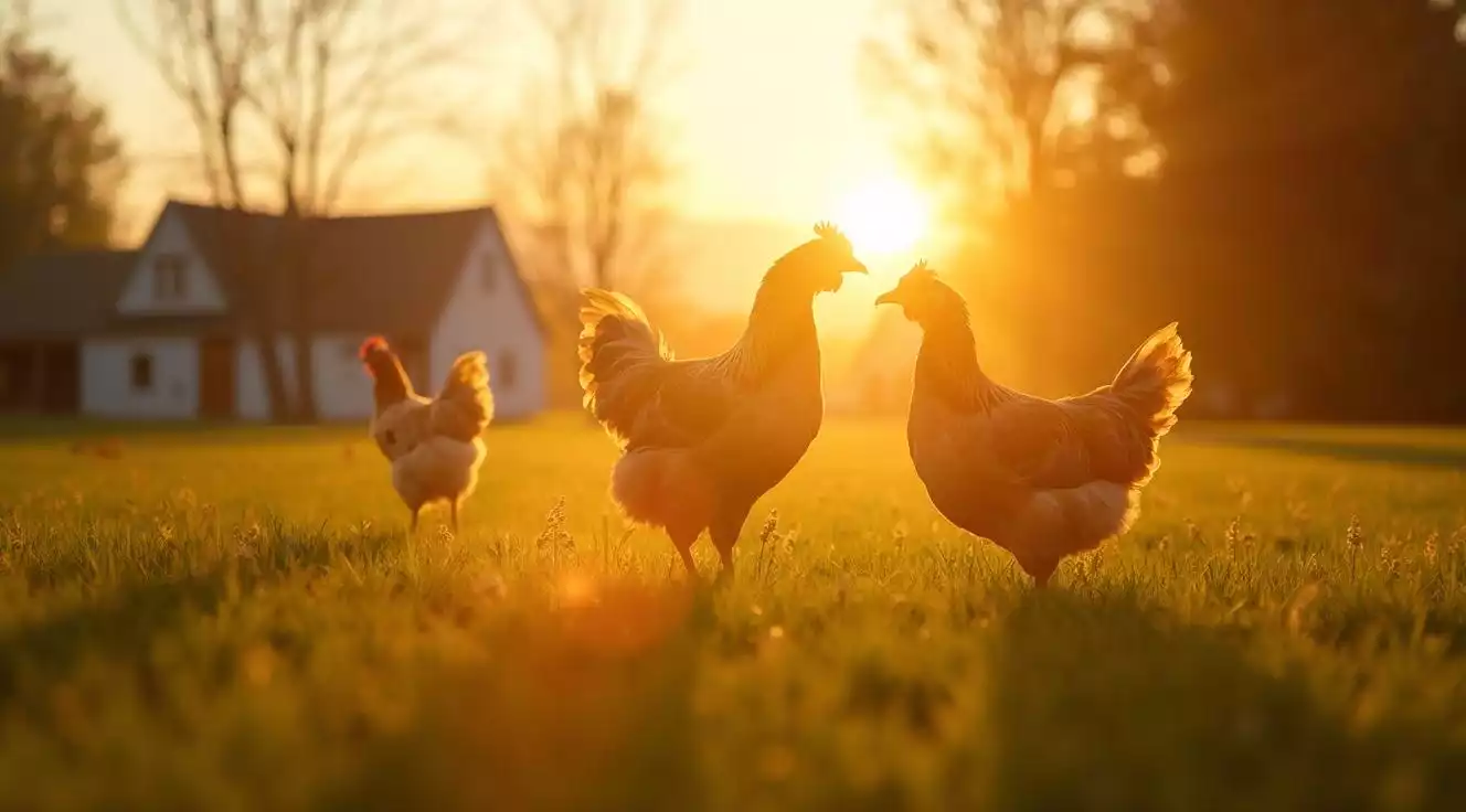 A satisfied GoldenChickenFarm customer smiling outdoors