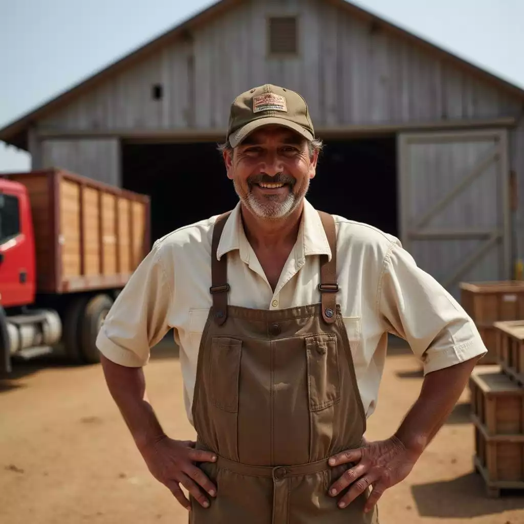 Sanjay Patel coordinates logistics and farm operations